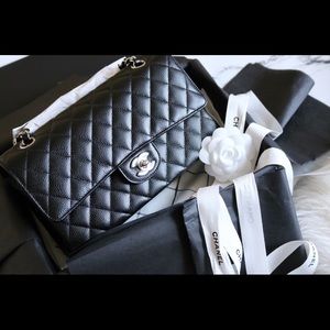 Chanel Timeless Classic M/L Flap Bag